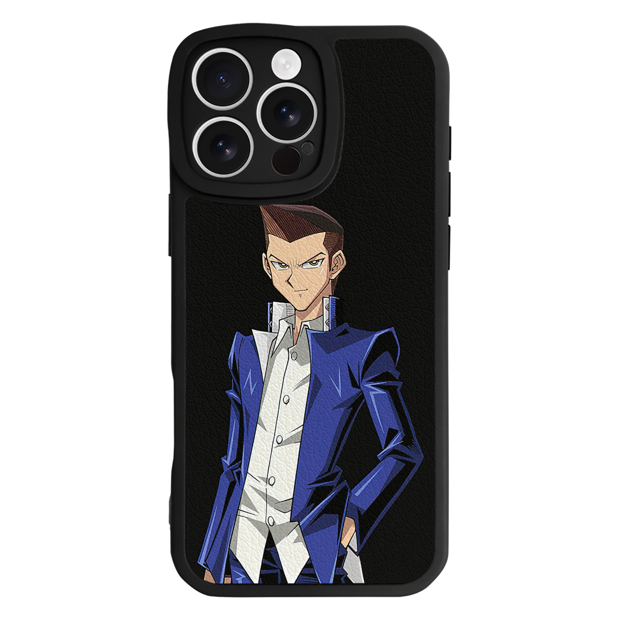 遊☆戯☆王 Yu-Gi-Oh! 【iPhone 16シリーズ対応】シリコンスマホケース（レザー調） 材質：シリコン